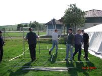 Kreiszeltlager Jugendfeuerwehr 2007 Aufbau 09